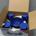 4-Person Enamelware Dining Set for Camping and Backpacking - Camping Gear Essentials for Camping and Backpacking by Caddis Sports