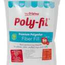 Poly-Fil Fairfield Original Fiber Fill Stuffing, Premium Polyester, 50 oz Bag