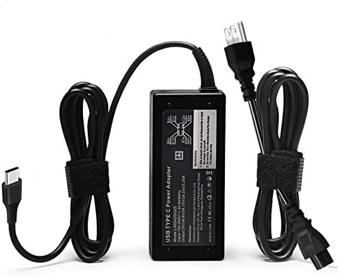 GVKRLXZ Replacement for 65W Dell Laptop Charger USB-C;Compatible with Dell Latitude/Chromebook/XPS 65 Watt USB Type C AC Power Adapter Cord