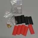 8 Gauge Wire Butt Connectors 10 PCS Tinned Brass Mechanical Butt Splice Connectors Kit 8 AWG Mechanical Repair Splice Kit Splice Screw Sleeves 10 PCS Mechanical Splices & 3:1 Heat Shrinks