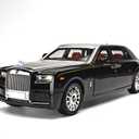 OANMYJJO Car Toys for Boys 1/18 Diecast Cars Phantom Model Car Kits Collectible Suitability for Children and Adults,Pull Back Cars with Light and Sound,Toy Cars for Boys Age 4-7Silver