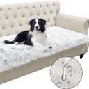 Dogs/Cats Bed Mats, Dog Pad Washable Removable Couch Cover with Anti-Slip Back, Plush Long Fur Mat, Perfect for Small, Medium and Large Dogs.(Magic Gray, 30"x70")