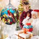 Christmas Ornament - Red Bird Cardinal Stained Glass Decor - Holiday Decorations and Xmas Gift Ideas for Tree