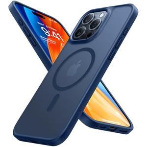 TORRAS Magnetic Shockproof for iPhone 16 Pro Max Case, [4X Military-Grade Protection] [Compatible with MagSafe] Translucent Case for iPhone 16 Pro Max Anti-Scratch Guardian 6.9"