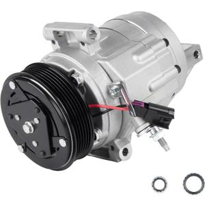 Air Conditioner A/C Compressor with Clutch Fits for Ford Fusion 3.5L 2010-2012, Fits for Lincoln MKZ 3.5L 2007-2012, Replaces CO 11213C