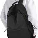 NEOREAL Laptop Backpack for Work, College, Travel, Lightweight Waterproof Daily Backpacks for Men Women, Sport Rucksack Computer Bag Fits 15.6 Inch Notebook (Black)