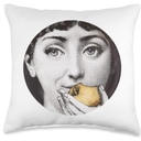 Lina Cavalieri Fornasetti Throw Pillow (16x16)