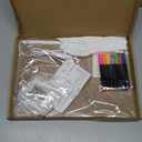 LED Drawing Board, Class Valentines Day Gifts for Kids Toys, 17" Light Up Acrylic Dry Erase Led Note Board with Colors, Doodle Glow Board, Magic Drawing Tablet as Birthday Gifts for Girls Boys (14"W x 10"H)