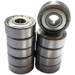 DEEG 10pcs R4AZZ Deep Groove Ball Bearing 1/4-inchx3/4-inchx9/32-inch Shielded Z2 Small Ball Bearings for a Band Saw Blade Guide.…