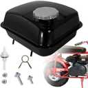 CT200U Gas Tank Fuel Tank Compatible with Coleman CT200U EX MiniBike BT200X Baja MB165 CT100U KT196 Go Kart GX160 GX200 Metal Gas Storage