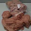 10 Pack Dusty Blush Cheesecloth Table Runner 10FT Boho Gauze Fabric Table Runner Vintage Rustic Sheer Runners for Wedding Party Bridal Baby Shower Long Table Decorations (20"x120")