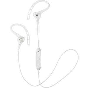 JVC Wireless Sports Ear Clip Headphones, Bluetooth Connectivity, Sweat Proof IPX2, Pivot Motion Fit - HAEC20BTW (White)