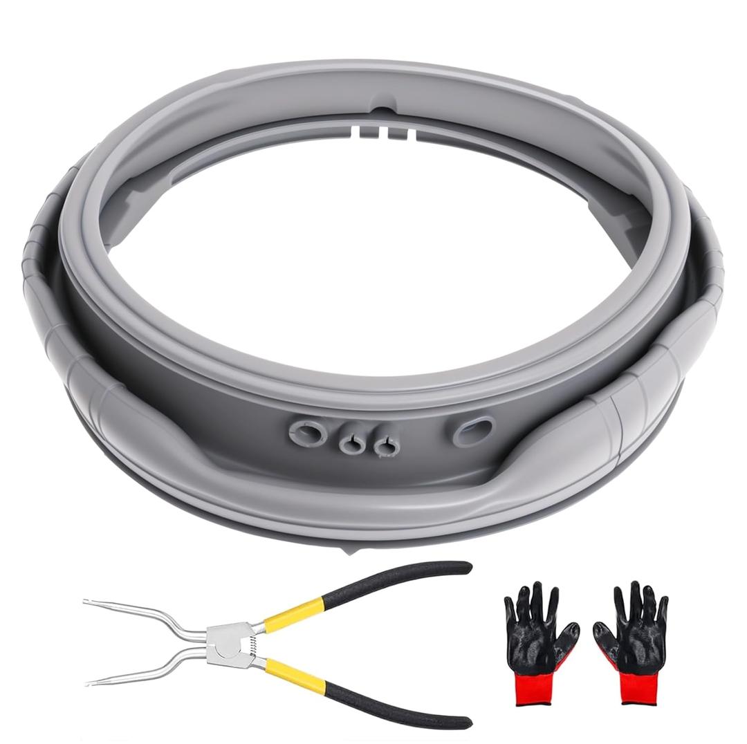 MDS47123619 Door Gasket Compatibile with LG Front-Load Washing Machines WM3270CW WM3270CW/00 WM3500CW/00 WM3670HVA/01 WM3700HVA/00 Front-Load Washing Machines, Washer Door Boot Seal