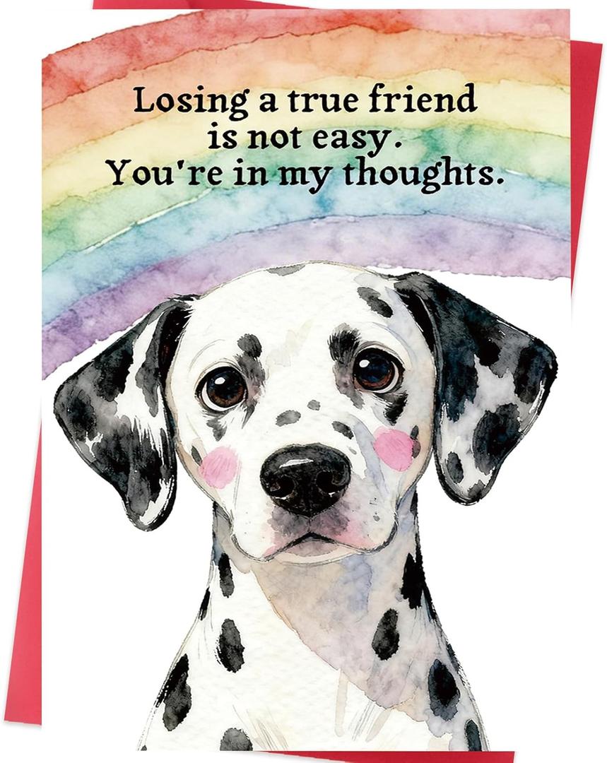 3 x Loss of Dog Sympathy Gift Dog Bereavement Gift & Pet Loss Sympathy Card for Dog Passing Away
