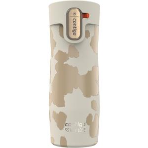 Contigo x Ally Love Stainless Steel Vacuum-Insulated Travel Mug with Autoseal and Easy Clean Lid, Spill-proof, Keeps Drinks cold 24 hrs. & hot for 11 hrs., BPA Free, 16oz., West Loop 3.0, Oatmilk (16oz (Single Pack))