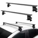 51" Universal Car Roof Rack Cross Bars, Capacity Roof Rack for Bare Roof, with 4 Kinds Clamp