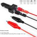 Dc 12v 10a Male Cigarette Lighter Plug with Power Wiring Cable Car to Take Power Black Power Cord for Inverter