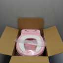 Realistic Potty Training Toilet - Flushing Sounds, Wipes Storage, Disposable Liners, Easy to Clean for Toddler Boys and Girls, Pink