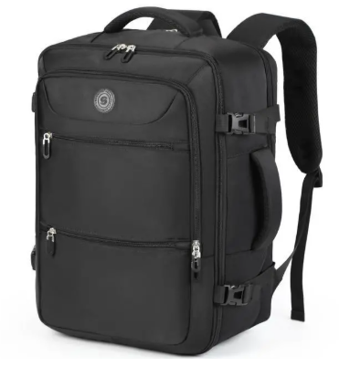 Sowaovut Travel Laptop Backpack, Extra Large High School College Backpacks, Flight Approved Daypack Business Bag Fit 17.3 inch Laptop for Men Women (Black)