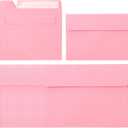 PATIKIL 60Pack A2 Envelopes, Self Seal Rose Invitation Envelopes 4-3 8 x 5-3 4 for Postcard Wedding Greeting Cards Photos Announcement Mailing, 4-3/8" x 5-3/4" Size