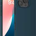 Mous for iPhone 16 Pro Max Case Slim MagSafe Compatible - Super Thin 2.0 - Magnetic Phone Cover - Navy Blue