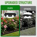 Landscape Edging 1.5 Inch Tall 200FT with 240 Stakes, Ribbed Garden Edging