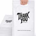 POLYSELLS Thank You Poly Mailers 10x13 inches 100 Pcs Waterproof Self-Sealing Shipping Bags with Handle for Clothing