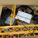 DICKIE TOYS Mighty Construction Crane with Remote Control, 48" inches and 350 Degree Rotation Trolley, for Ages 3 and up