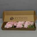 Pink Hydrangea Artificial Flower 3 PCS 21in Real Touch Large Hand Feel Moisturizing Latex Flower Head with Long Stem for Wedding Decor Home Floral Arrangement Table Centerpieces