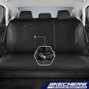 Skechers Memory Foam Car Seat Covers, Air Cool Mesh Thick Seat Covers, Airbag Compatible Car Seat Cover, Automotive Comfort Protection for Most Cars,Vans,Trucks, SUVs,Black