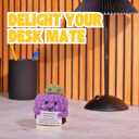 Flirty Berry Pack  Crochet Stuffed Berries Bulk Variety Pack w/Stand (5 pc). Handmade Crochet Figurines Decor - Desk, Office, Coworker, Friend