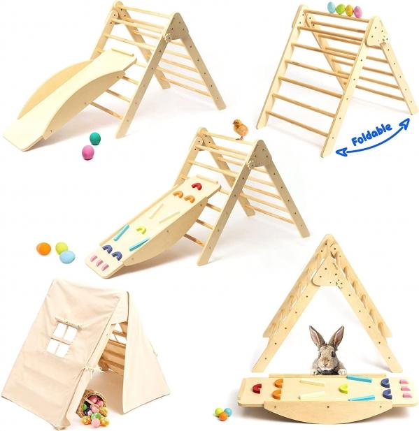 GROWGO Pikler Triangle Climber  