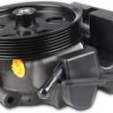 Power Steering Pump Compatible With 2006-2011 Ford Focus l4 2.0L 2.3L 2.5L, 2010-2011 Transit Connect l4 2.0L Power Assist Pump, 6S4Z3A674A 7S4Z3A674A 361152