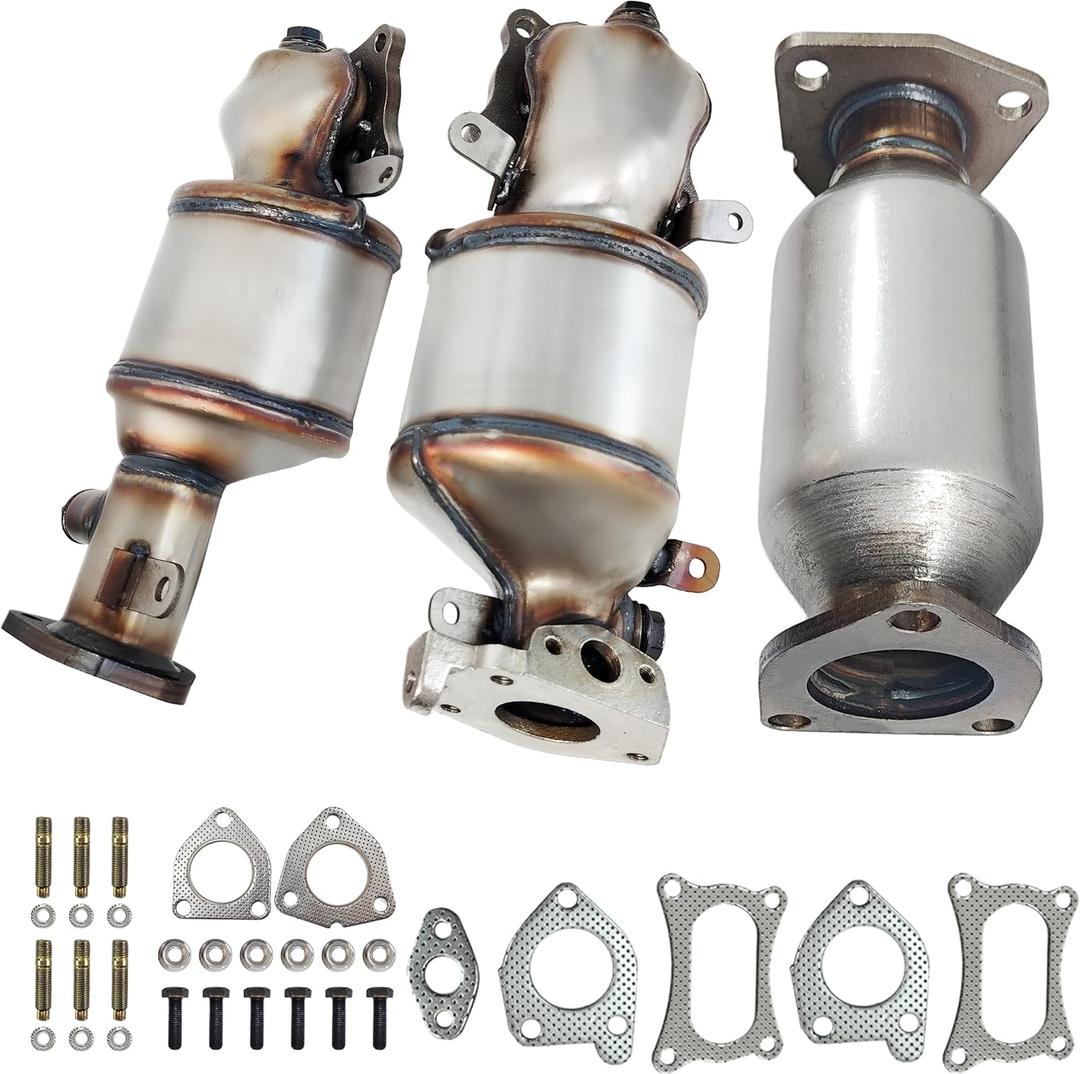 Catalytic Converter Compatible with Honda Accord 2008-2017, Accord Crosstour 2010-2011, Crosstour 2012-2015, Odyssey 2008-2018, Pilot/Ridgeline 2009-2018 3.5L.