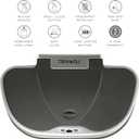 Ninestars DZT-70-R3 Motion Sensor Trash Can, Extra Large, Silver