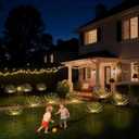 Solar Garden Lights Outdoor Waterproof (2 Pack),Solar Landscape Lighting,300LED Firework Lights for Garden, Pathway, Party & Christmas,Warm White