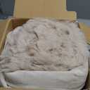 Ultra Soft Cozy Faux Fur Throw Blanket, Fuzzy Plush Thick Bubble Blanket, Oversize Luxury Fluffy Blanket for Couch, Sofa, Bedroom, and Living Room, 50x60 Inches, Light Brown