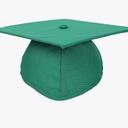 Unisex Adult Matte Graduation Cap with Tassel Year Charm 2025 Pack of 2