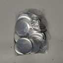 BEAMNOVA 50 Sets of 58mm / 2.28 in (approx. 2-1/4 inch) Metal Button Parts Supplies Fridge Magnet Bottle-Opener for Button Maker Machine Round Pin Maker, Supplies Only, Machine NOT INCLUDED