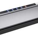 Vacuum Sealer Machine,75KPa Suction Power Food Vacuum Saver with Starter Kits with 10 Bags, Automatic Vacuum Sealer for Food Storage, Outside Cutter,Moist&Dry Mode