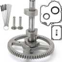 Camshaft 84005207 Compatible with BS 793880 793583 792681 791942 795102 Camshaft kit, Cam Replacement Kit with 795387 Oil Seal Ring and 697110 Crankcase Gasket