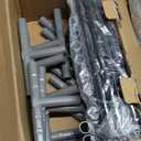 Baby Playpen 50x50 Inch, Play Pens for Babies and Toddlers Baby Fence Play Yards for Indoor & Outdoor with Breathable Mesh Anti-Fall Playpen (Light Grey)