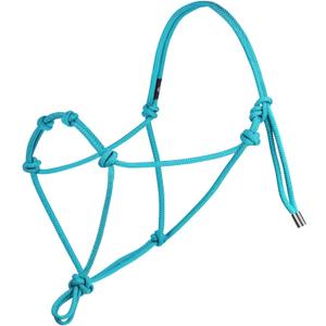 Harrison Howard Super Sturdy Horse Rope Training Halter with 4 Knot 1/4" Stiff Halter Cord