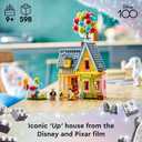 LEGO Disney and Pixar Up House, Classic Disney Celebration Building Toy Set for Kids and Movie Fans Ages 9 and Up, A Fun Gift for Fans and Anyone Who Loves Creative Play, 43217