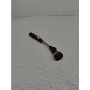 Melnor 65173AMZ RelaxGrip 8 Pattern 16" Pivoting Wand Bundle, Metal, Black, Yellow
