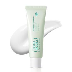 2 x Derma Trouble Balancing Cream (1.7 fl oz) 10,000ppm Fusiderm-T - Face Moisturizer for Acne Prone Skin - Lightweight Hydrating Facial Cream with Sebum-Control - Korean Skincare