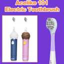  101 Electric Toothbrush Replacement Brush Head, 100% Compatible with 101 Kids Electric Toothbrush, Soft Bristles Refill Brush Head-3 pcs