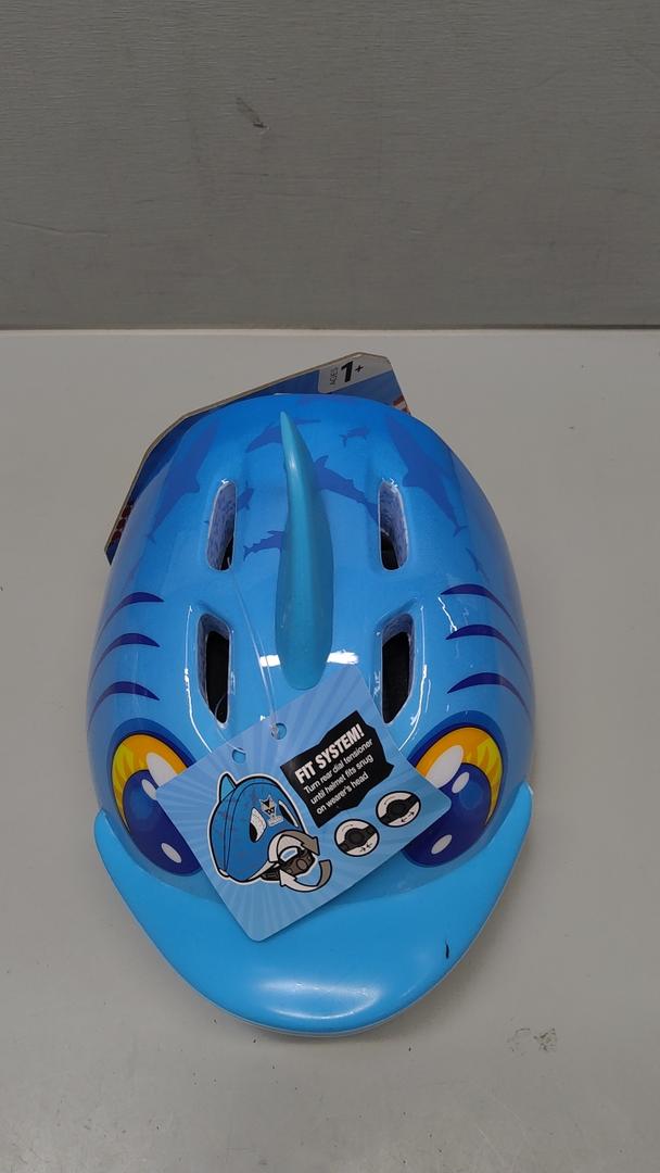 Shark Children's Helmet with Rubber Top Fin