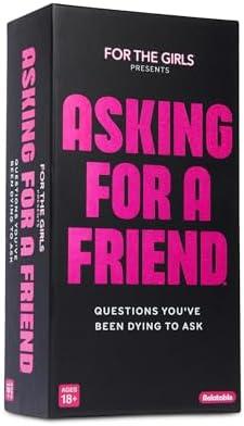 Asking for A Friend by Relatable, Great Card Games for Game Night, Bachelorette Party Favors for Social Gatherings, and Friendly Icebreakers, Includes 300 Cards and 1 Die
