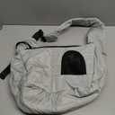 Dog Carrier Sling for Small Dogs & Cats Hand-Free Puppy Sling Purses with Storage Bag and Adjustable Shoulder Strap, Pet Sling Carrier Up to 8.8 Lbs (Grey)